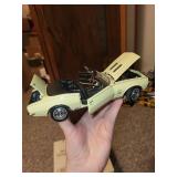 Collection of 3 Die-Cast Model Cars: 1968 Dodge Charger, Chevrolet, and Ford