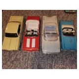 Collection of 4 Vintage Diecast Model Cars