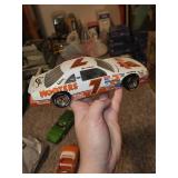 Set of 4 Diecast Model Cars Including Dodge Daytona, Convertible, Camaro, and Hooters Race Car