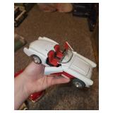 Set of 4 Die-Cast Model Cars: Vintage Americana Design