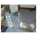 Collection of 11 Acrylic Clear Display Cases in Various Sizes