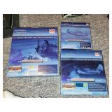 Set of 3 1:72 Scale Die-Cast Model Airplanes: P-39Q, SB2C Helldiver, World Avenger Series