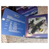 Set of 3 1:72 Scale Die-Cast Model Airplanes: P-39Q, SB2C Helldiver, World Avenger Series