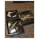 Collection of 5 Diecast Model Aircraft including B-29 and Gee Bee