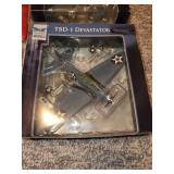 Set of 4 Die-Cast Model Aircraft - SkyMax TBD-1 Devastator & Assorted Models