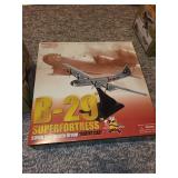Set of 2 Model Airplanes: A6M2 Zero Type 11/21 and B-29 Superfortress