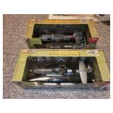 Set of 2 Vintage Fighter Plane Models - Focke-Wulf & P-51D Mustang