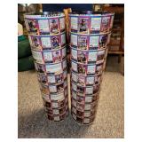 Sheets of 200+ Vintage Uncut Nascar Trading Cards