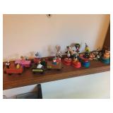 Collection of Looney Tunes Character Figures and Train Set