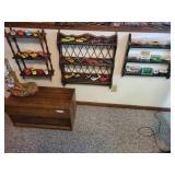 Collection of Vintage Diecast Model Cars - Display Shelves not included