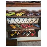 Collection of Vintage Diecast Model Cars - Display Shelves not included