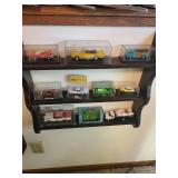 Collection of Vintage Diecast Model Cars - Display Shelves not included