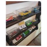 Collection of Vintage Diecast Model Cars - Display Shelves not included