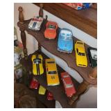 Collection of Vintage Diecast Model Cars - Display Shelves not included
