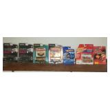 Set of 7 Die-Cast Model Cars Featuring Classic Muscle Cars