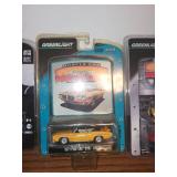 Set of 7 Die-Cast Model Cars Featuring Classic Muscle Cars