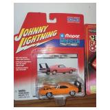 Set of 7 Die-Cast Model Cars Featuring Classic Muscle Cars