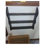 Collection of 5 Wooden Wall Shelves Including Vintage and Modern Designs
