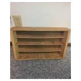 Collection of 5 Wooden Wall Shelves Including Vintage and Modern Designs