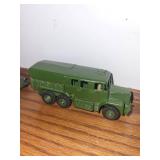 Collection of 3 Vintage Dinky Toys Military Vehicles with Original Boxes