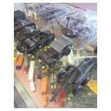 Set of 18 Collectible Military Model Vehicles and Figures