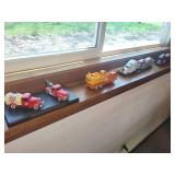 Collection of Die-Cast Model Vehicles, Including Tow Truck and Car Carrier