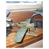 Set of 6 Diecast WWII Military Model Airplanes