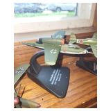 Set of 6 Diecast WWII Military Model Airplanes