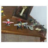 Collection of Vintage Model Airplanes - Set of 10