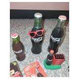 Collection of Coca-Cola Themed Matchbox Cars and Memorabilia