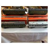 Set of 4 Lionel Lines Model Train Cars with Original Boxes