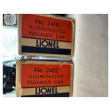 Set of 4 Lionel Lines Model Train Cars with Original Boxes
