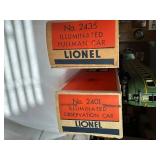 Set of 4 Lionel Lines Model Train Cars with Original Boxes