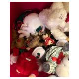 Collection of Assorted Holiday Plush Toys