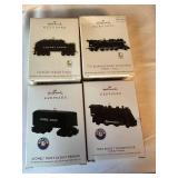 Set of 4 Hallmark Lionel Train Keepsake Ornaments 2019