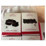 Set of 5 Hallmark Keepsake Lionel Train Christmas Ornaments