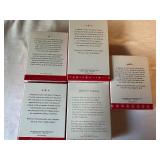 Set of 5 Hallmark Keepsake Lionel Train Christmas Ornaments