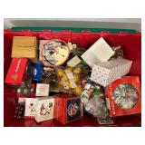 Large Collection of Christmas Ornaments and Decorations
