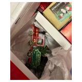 Collection of Christmas Themed Decorations and Collectibles