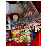 Assorted Christmas Ornaments and Decorations Collection