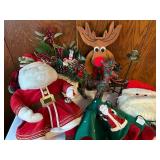Holiday Christmas Decor Collection Featuring Santa, Reindeer, and More