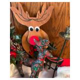 Holiday Christmas Decor Collection Featuring Santa, Reindeer, and More