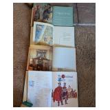 Set of 4 Vintage Christmas Books with Illustrations