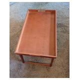 Wooden Bed Tray with Foldable Legs and Vintage Corner Wall Rack