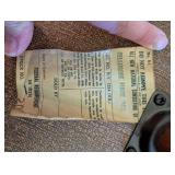 Vintage Embroidered Footstool with Wooden Legs