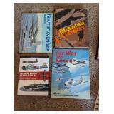 Collection of Aviation Books Including WWII and Korean War Histories