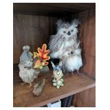 Collection of Decorative Bird Figurines