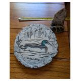 Vintage Mallard Duck Stone Garden Ornament