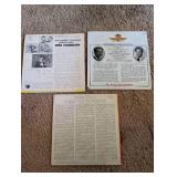 Lot of 3 Vintage 33 RPM LP Records