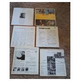 Collection of Vintage Vinyl Records with Iconic Albums